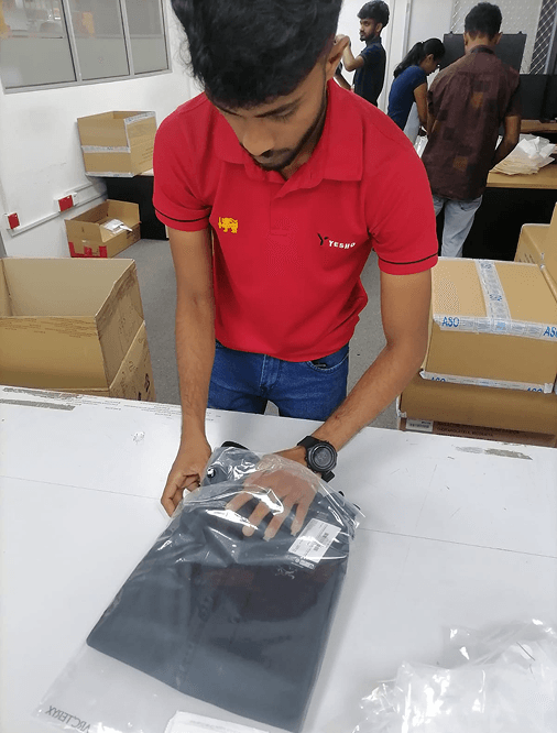 Team working on project